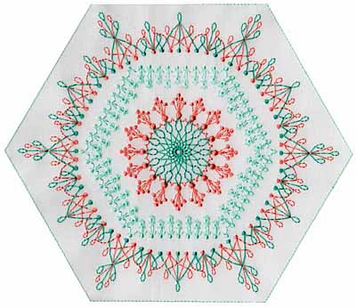 Hexagon 7 8x8 Hoop