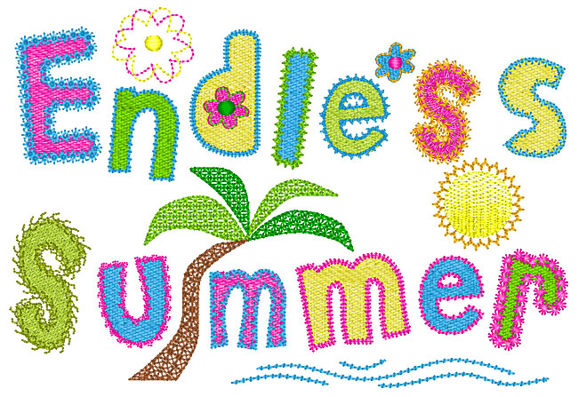 Endless Summer Fill Stitch