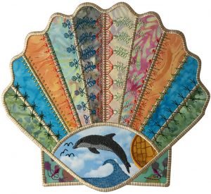 Crazy Quilt Clam Shell | Molly Mine