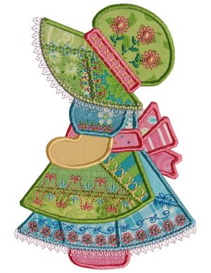 Crazy Quilt Sunbonnet Sue | Molly Mine