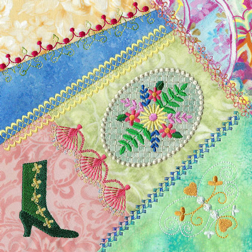 Crazy Quilt Series 1 Sew and Flip Part 3 | Molly Mine