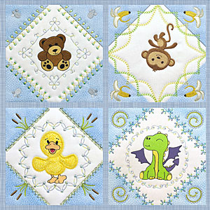 Baby Quilt Blocks Series 1 Part 3